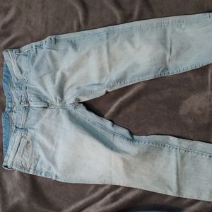 NEW Old Navy Ultra Blue Cuffed Crop Jeans Size 16